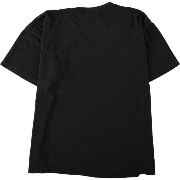 NORTH CAROLINA University of North Carolina College T-shirt, Men's Size L (approx.) unclear black type Vintage Second Hand