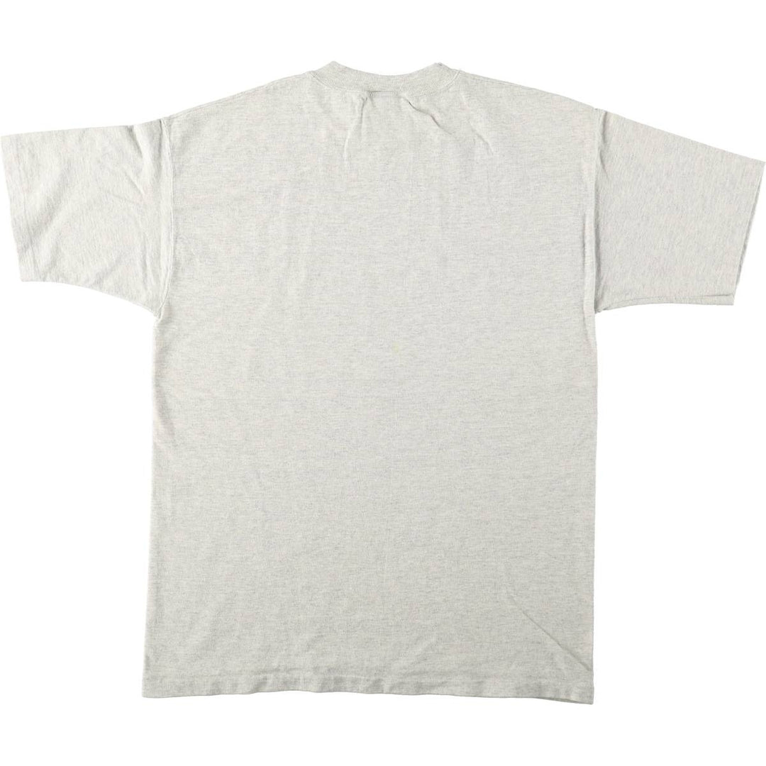 90'S DeLONG College T-shirt, Made in USA, Men's Size M (approx.), Vintage cotton gray type Vintage Second Hand