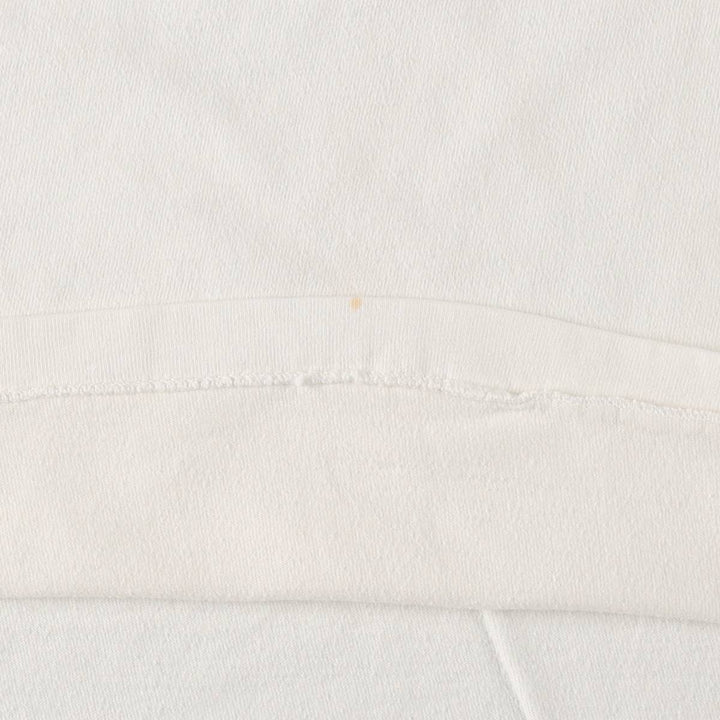 90'S Hanes College T-Shirt, Made in USA, Men's XL equivalent, Vintage cotton white type Vintage Second Hand