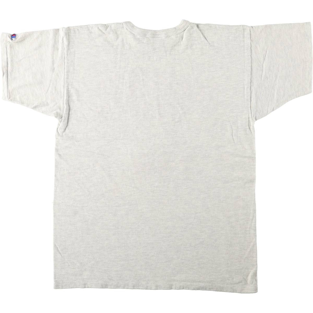 90'S Champion College T-shirt Made in USA Men's XL Vintage cotton gray type Vintage Second Hand