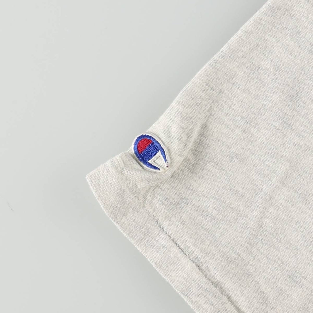 90'S Champion College T-shirt Made in USA Men's XL Vintage cotton gray type Vintage Second Hand