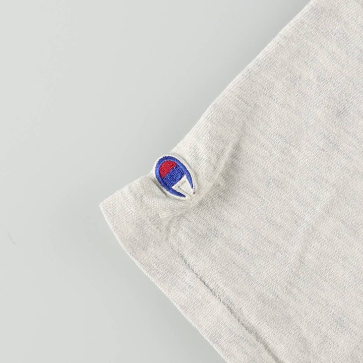 90'S Champion College T-shirt Made in USA Men's XL Vintage cotton gray type Vintage Second Hand