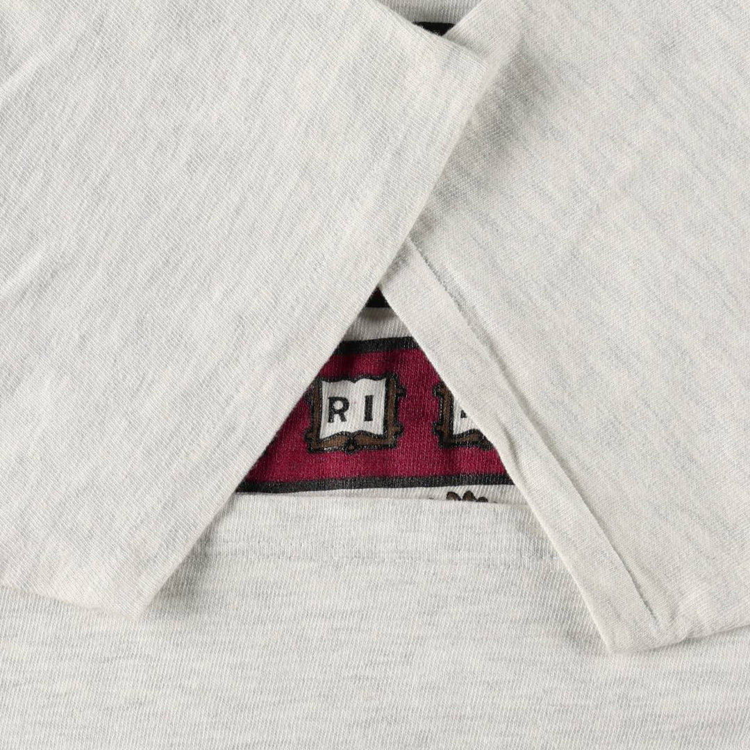 90'S Champion College T-shirt Made in USA Men's XL Vintage cotton gray type Vintage Second Hand