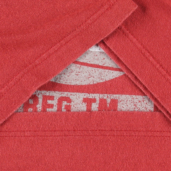 90'S Timberland Short-Sleeve Printed T-Shirt, Made in USA, Men's Size XS (Equivalent), Vintage cotton red type Vintage Second Hand