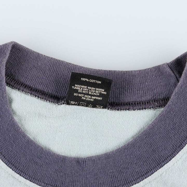 90'S Quiksilver surf/skate t-shirt, made in USA, men's size M equivalent, vintage. cotton Mint green Vintage Second Hand