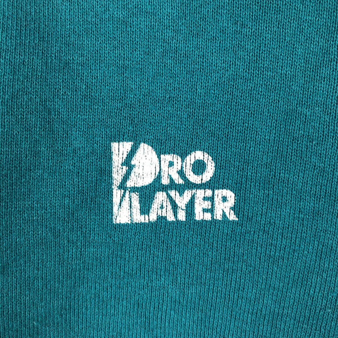 PRO LAYER Miami Dolphins Print Sweatshirt, Made in USA, Men's XL (approx.), Vintage. cotton Emerald green Vintage Second Hand