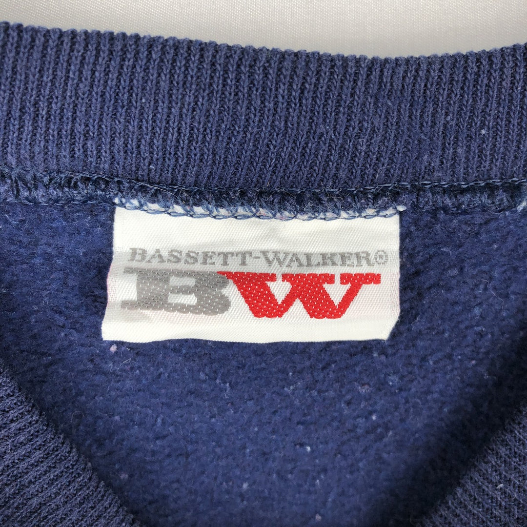 80'S BASSET WALKER Minnesota Twins Print Sweatshirt, Made in USA, Men's Size L (approx.), Vintage cotton navy blue type Vintage Second Hand