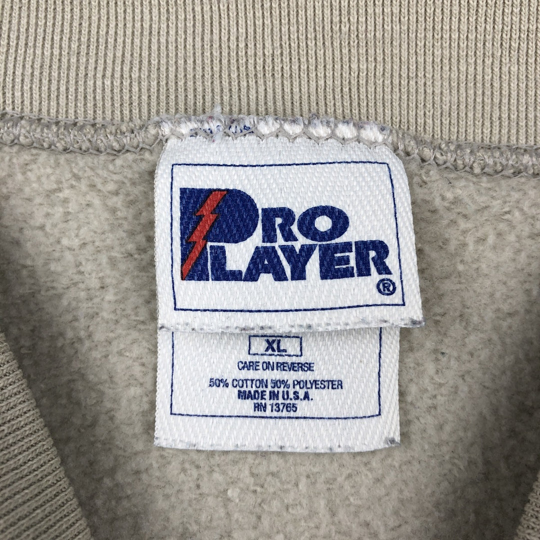 90'S PRO LAYER Boston Red Sox Sweatshirt, Made in USA, Men's XL equivalent, Vintage cotton unbleached Vintage Second Hand