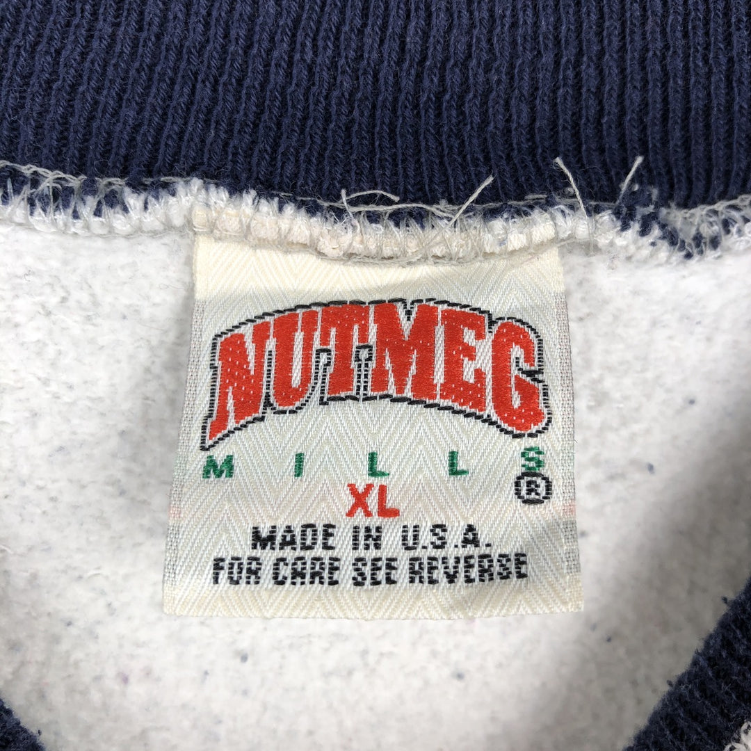 Nutmeg Mills NFL Dallas Cowboys sweatshirt, made in USA, men's size XL equivalent, vintage. cotton gray type Vintage Second Hand