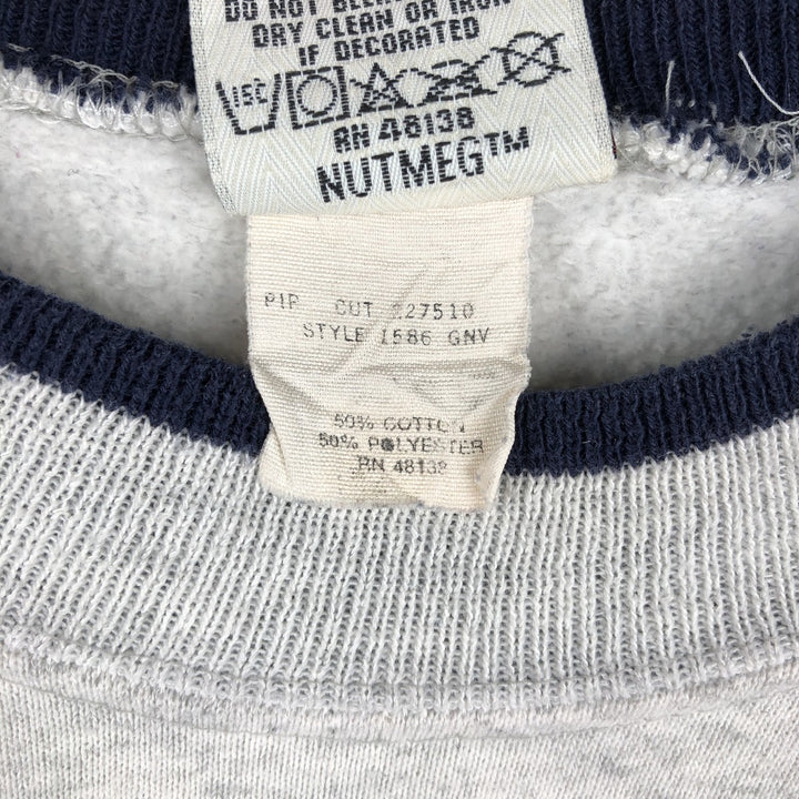 Nutmeg Mills NFL Dallas Cowboys sweatshirt, made in USA, men's size XL equivalent, vintage. cotton gray type Vintage Second Hand