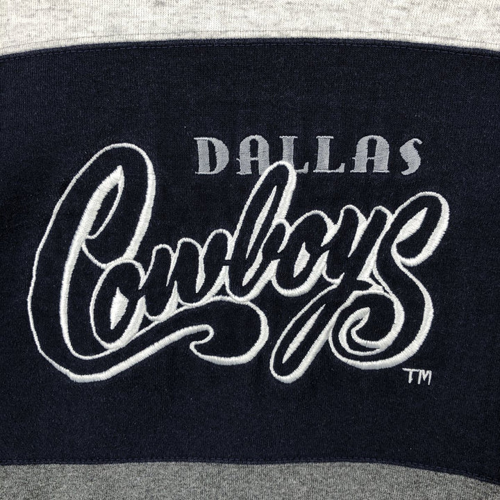 Nutmeg Mills NFL Dallas Cowboys sweatshirt, made in USA, men's size XL equivalent, vintage. cotton gray type Vintage Second Hand