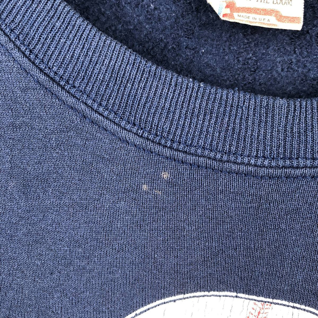 90'S Fruit of the Loom Minnesota Twins Print Sweatshirt, Made in USA, Men's XL equivalent, Vintage unclear navy blue type Vintage Second Hand