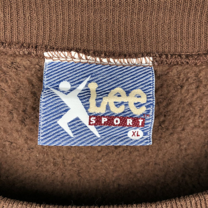 90'S Lee Cleveland Browns Sweatshirt, Made in USA, Men's XL equivalent, Vintage cotton brown type Vintage Second Hand