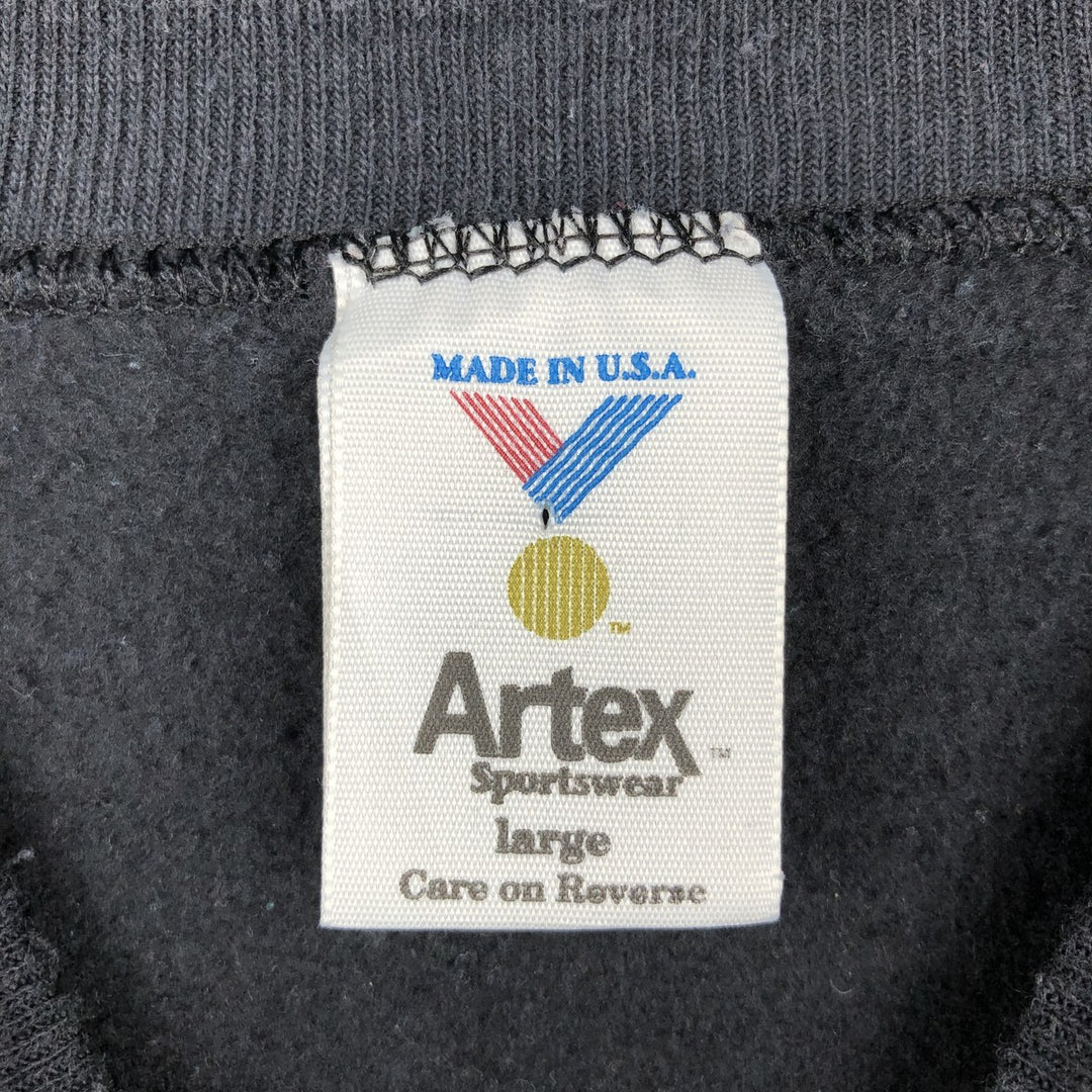 1990'S MLB Colorado Rockies sweatshirt, made in USA, men's size L equivalent, vintage. cotton black type Vintage Second Hand