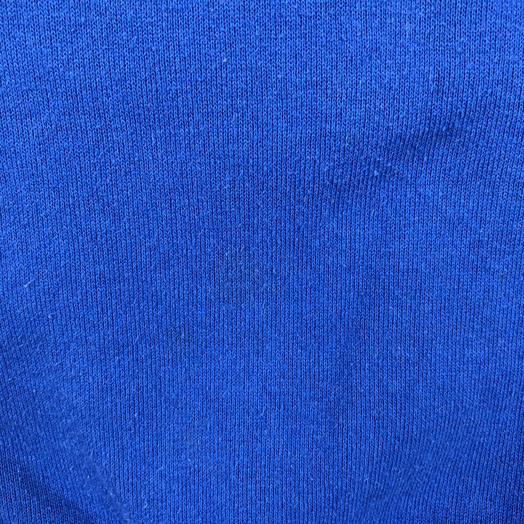 90'S TRENCH New England Patriots Print Sweatshirt, Made in USA, Men's Size L (approx.), Vintage cotton blue type Vintage Second Hand