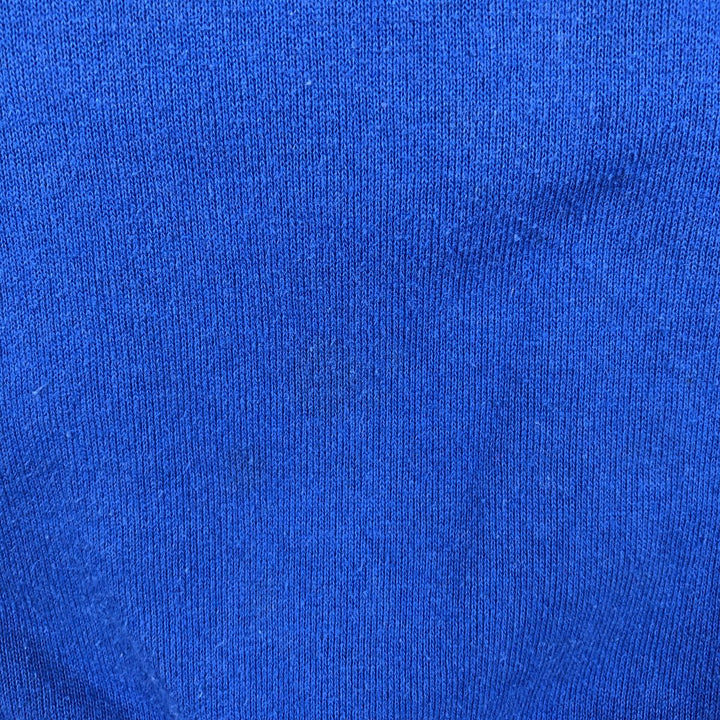 90'S TRENCH New England Patriots Print Sweatshirt, Made in USA, Men's Size L (approx.), Vintage cotton blue type Vintage Second Hand