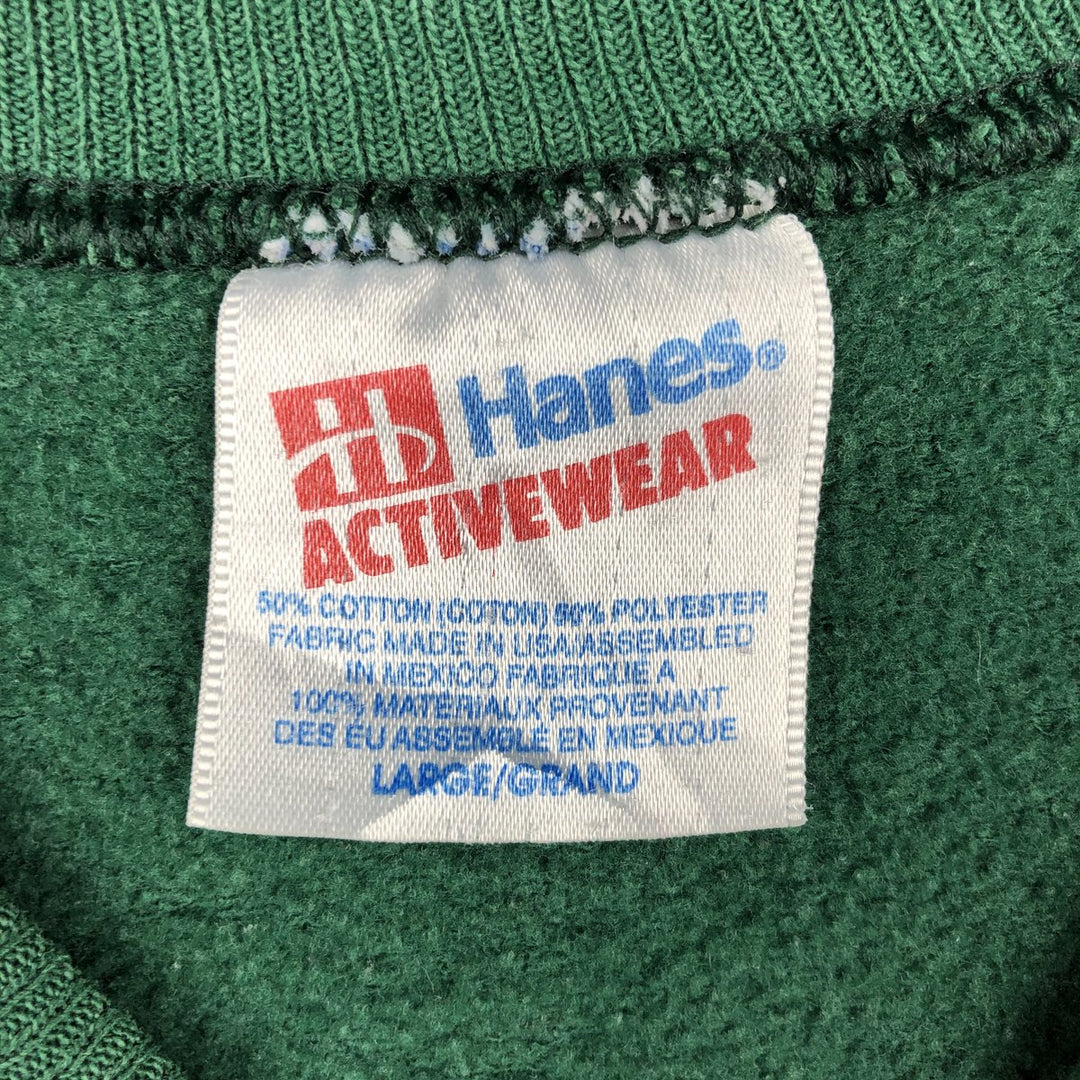 90'S Tultex Green Bay Packers Print Sweatshirt, Men's Size L (approx.), Vintage, Short Length cotton Green type dark green Vintage Second Hand