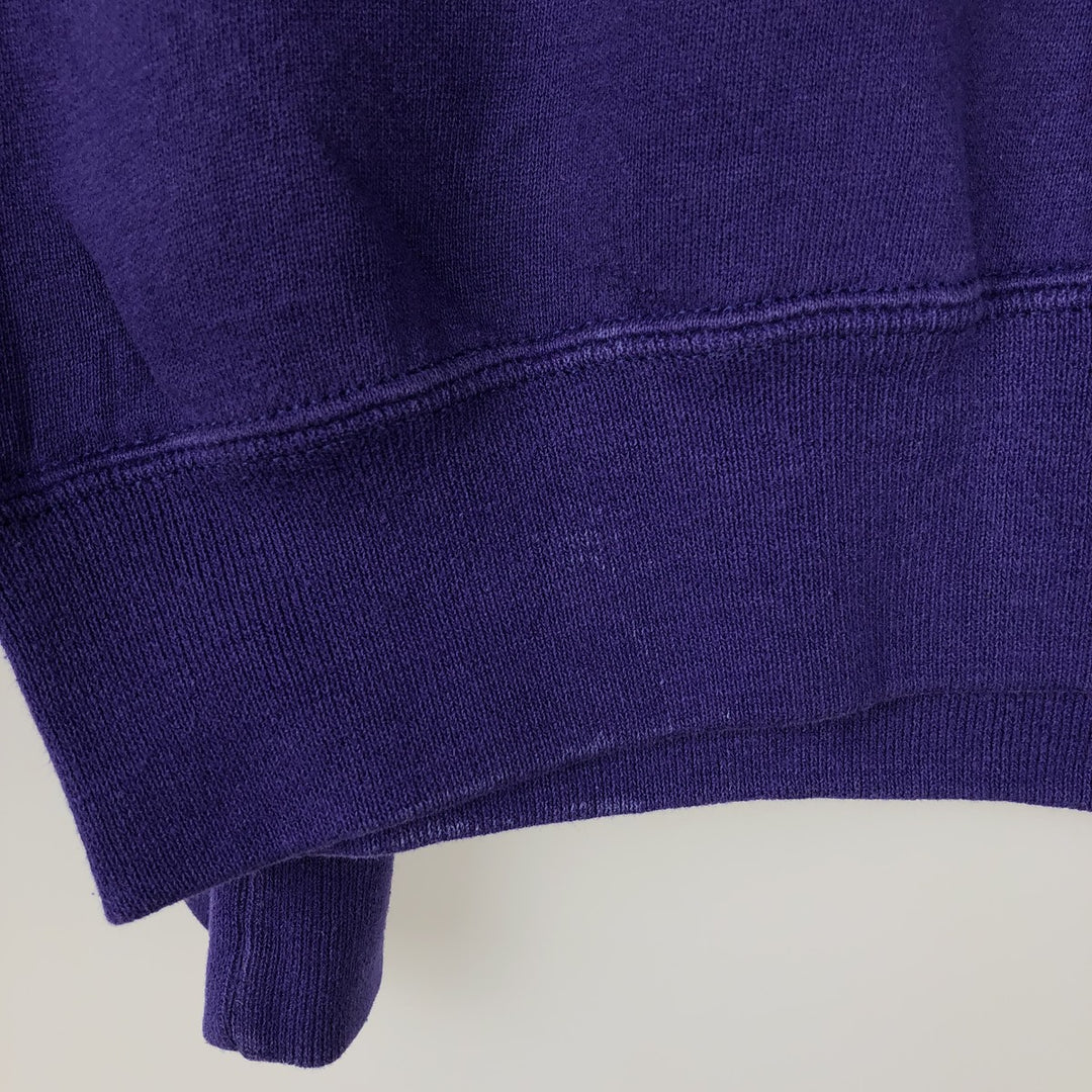 90'S Russell MLB Baltimore Orioles Print Sweatshirt, Made in USA, Men's Size M (approx.), Vintage cotton Purple type blue-purple Vintage Second Hand