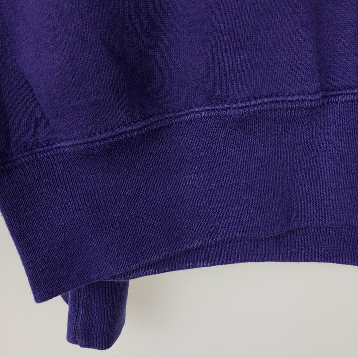 90'S Russell MLB Baltimore Orioles Print Sweatshirt, Made in USA, Men's Size M (approx.), Vintage cotton Purple type blue-purple Vintage Second Hand