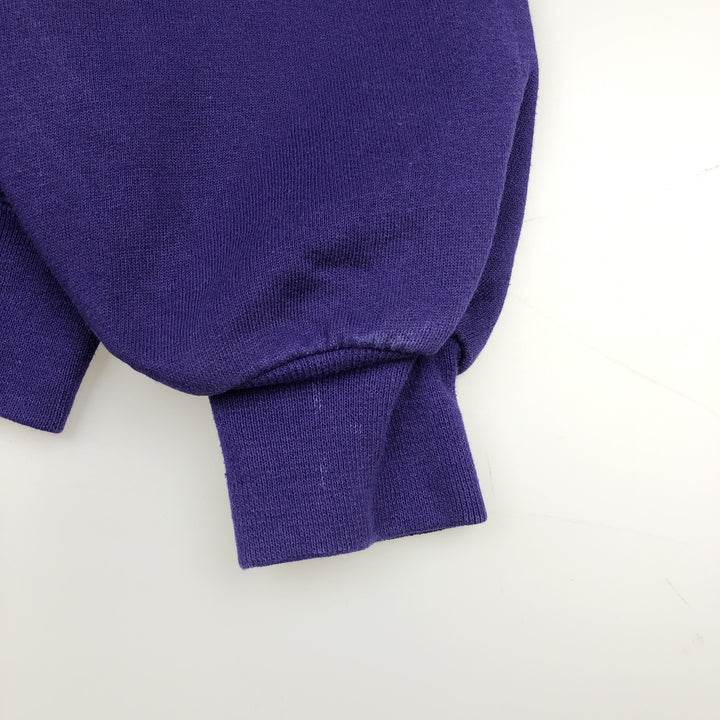 90'S Russell MLB Baltimore Orioles Print Sweatshirt, Made in USA, Men's Size M (approx.), Vintage cotton Purple type blue-purple Vintage Second Hand