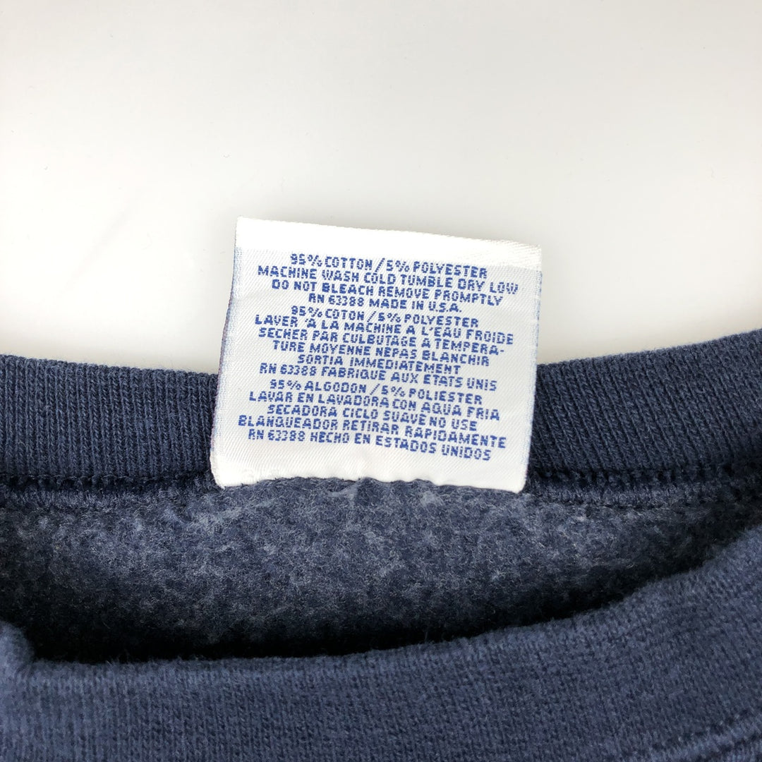 NFL Dallas Cowboys Logo Athletic Sweatshirt, Made in USA, Men's Size XL cotton navy blue type Vintage Second Hand
