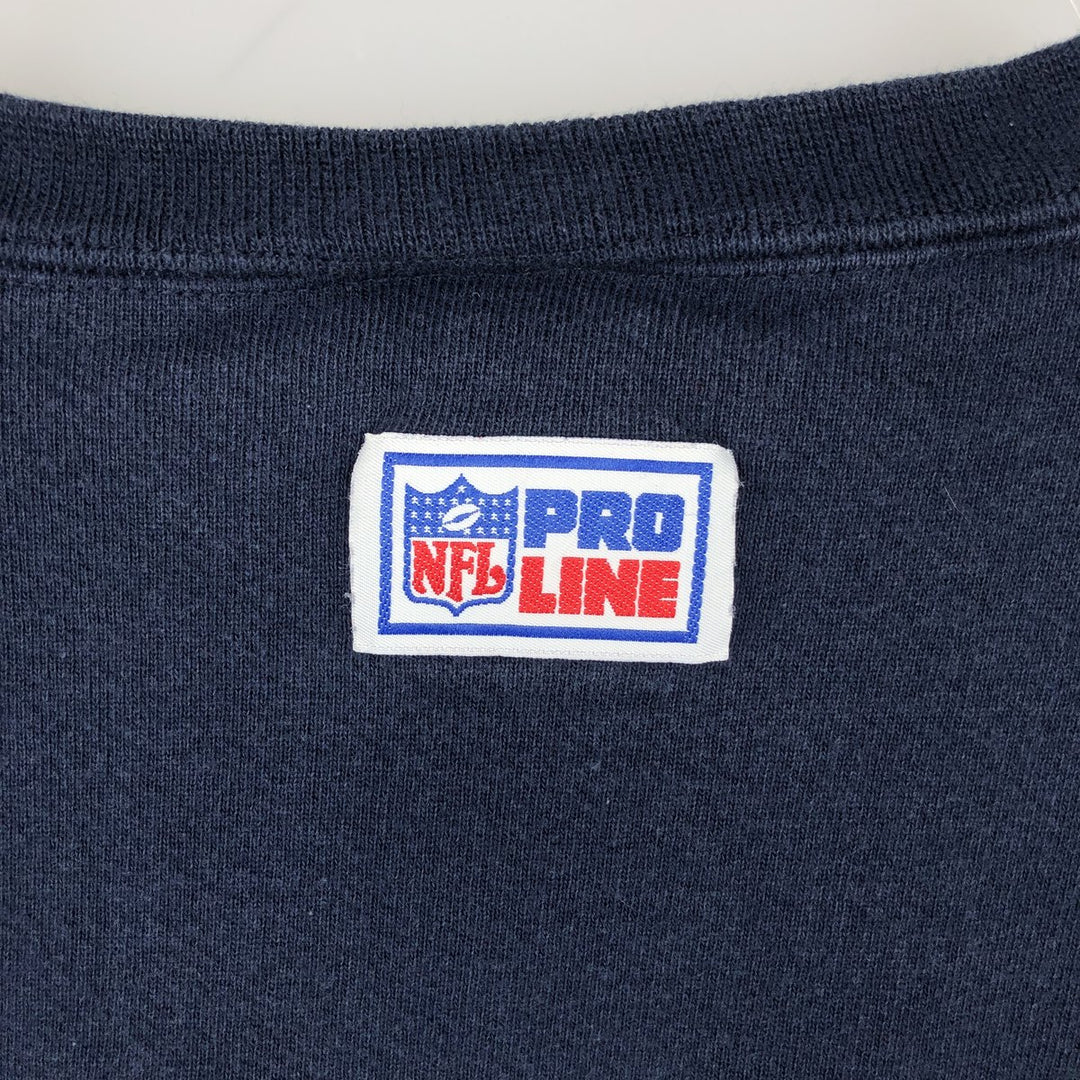 NFL Dallas Cowboys Logo Athletic Sweatshirt, Made in USA, Men's Size XL cotton navy blue type Vintage Second Hand