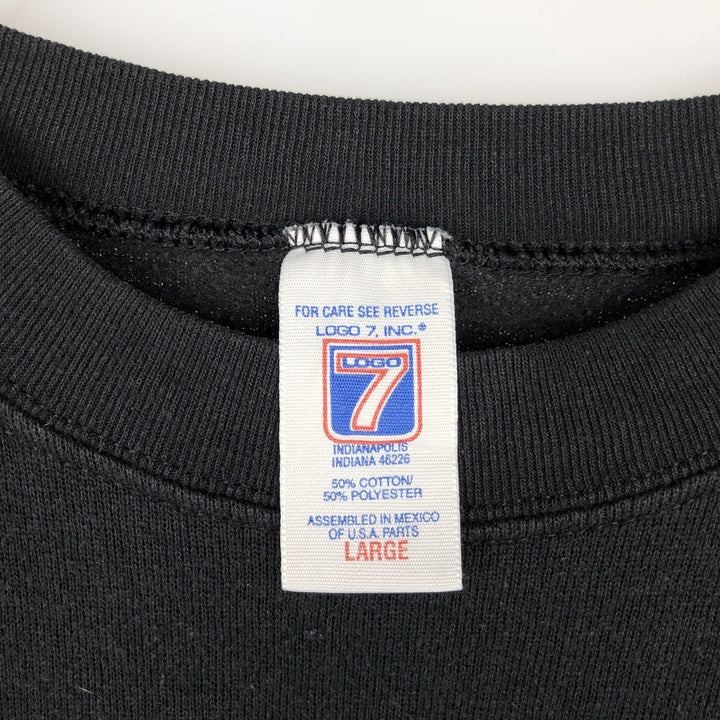 LOGO7 NFL Pittsburgh Steelers Print Sweatshirt, Men's Size L (Equivalent), Vintage cotton black type Vintage Second Hand
