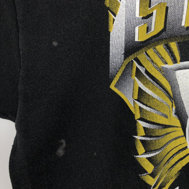 LOGO7 NFL Pittsburgh Steelers Print Sweatshirt, Men's Size L (Equivalent), Vintage cotton black type Vintage Second Hand
