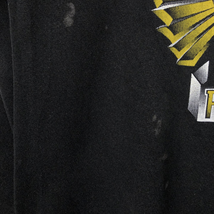 LOGO7 NFL Pittsburgh Steelers Print Sweatshirt, Men's Size L (Equivalent), Vintage cotton black type Vintage Second Hand