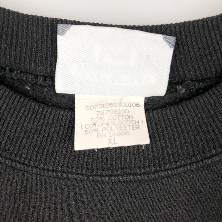 90'S Lee NFL Pittsburgh Steelers Super Bowl Print Sweatshirt, Made in USA, Men's XL equivalent. cotton black type Vintage Second Hand