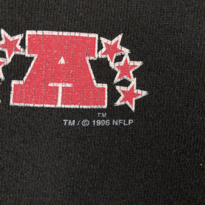90'S Lee NFL Pittsburgh Steelers Super Bowl Print Sweatshirt, Made in USA, Men's XL equivalent. cotton black type Vintage Second Hand