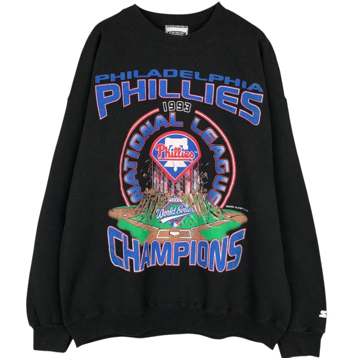 Vintage 90'S Lee printed sweatshirt, made in the USA, men's size XL cotton black type Vintage Second Hand