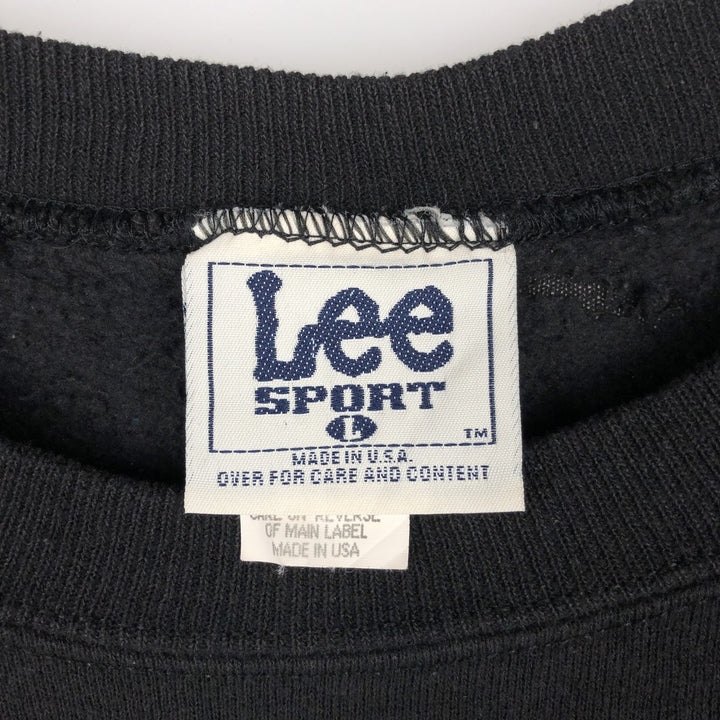 90'S Lee NFL Pittsburgh Steelers Sweatshirt, Made in USA, Men's Size L (approx.), Vintage cotton black type Vintage Second Hand