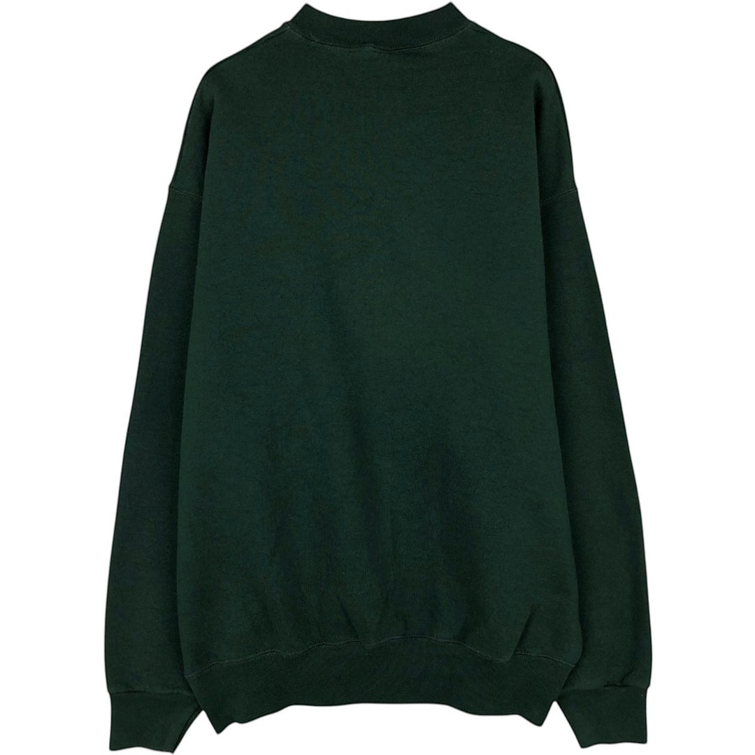 90'S Fruit of the Loom Green Bay Packers Super Bowl Sweatshirt, Made in USA, Men's XL equivalent. cotton Green type dark green Vintage Second Hand