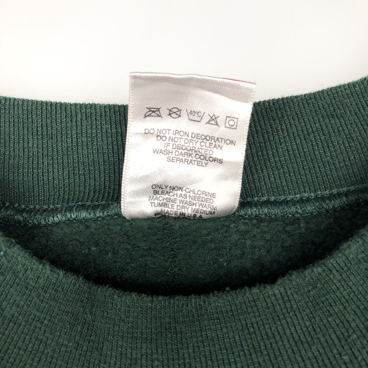 90'S Fruit of the Loom Green Bay Packers Super Bowl Sweatshirt, Made in USA, Men's XL equivalent. cotton Green type dark green Vintage Second Hand