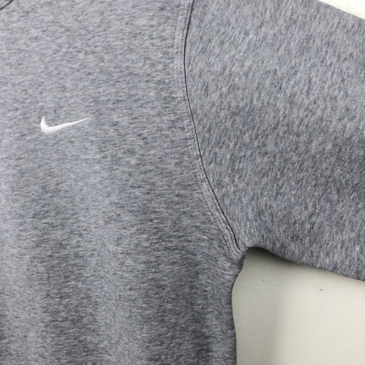 Nike One Point Logo Sweatshirt, Trainer, Men's M Size cotton gray type Vintage Second Hand