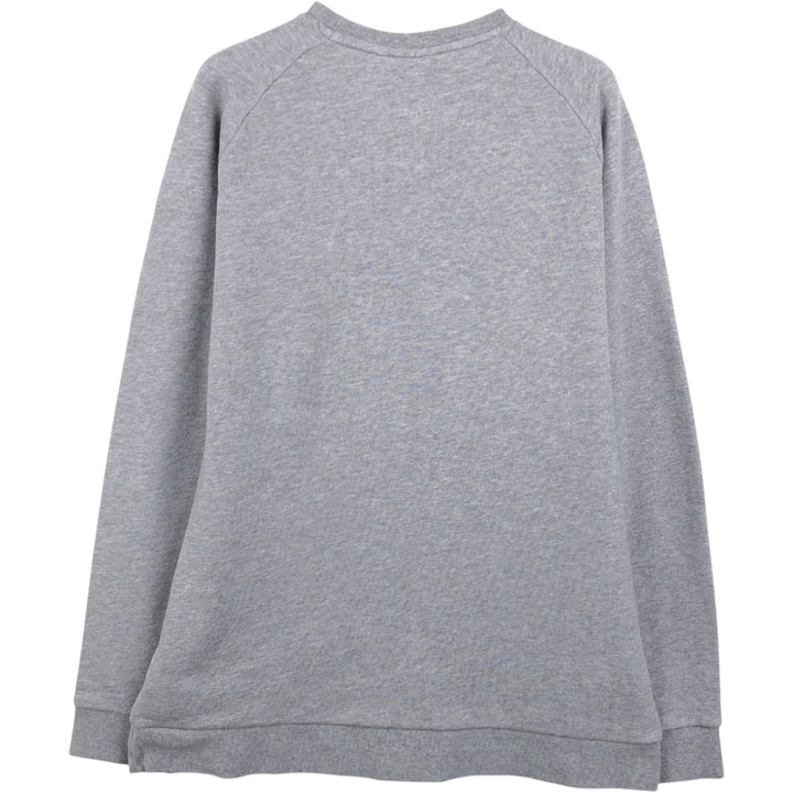 Adidas One Point Logo Sweatshirt Trainer Men's M Size cotton gray type Vintage Second Hand