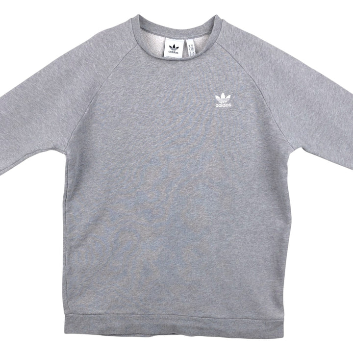 Adidas One Point Logo Sweatshirt Trainer Men's M Size cotton gray type Vintage Second Hand