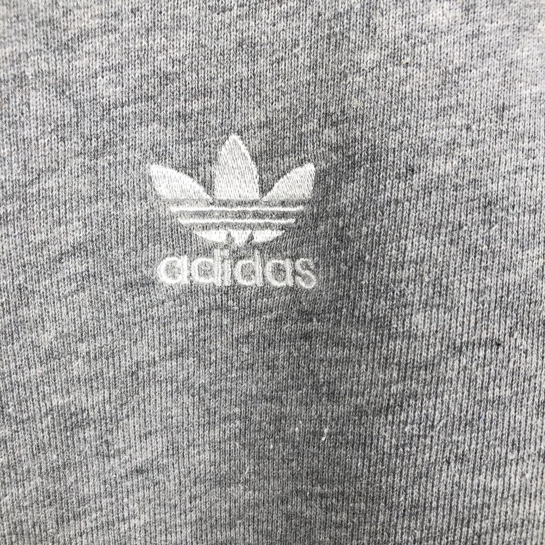 Adidas One Point Logo Sweatshirt Trainer Men's M Size cotton gray type Vintage Second Hand