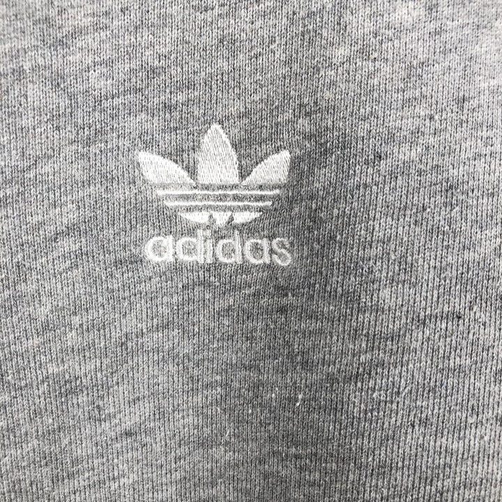 Adidas One Point Logo Sweatshirt Trainer Men's M Size cotton gray type Vintage Second Hand