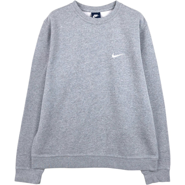 Nike One Point Logo Sweatshirt, Trainer, Men's Size L cotton gray type Vintage Second Hand
