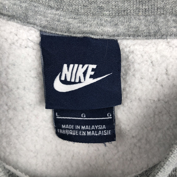 Nike One Point Logo Sweatshirt, Trainer, Men's Size L cotton gray type Vintage Second Hand