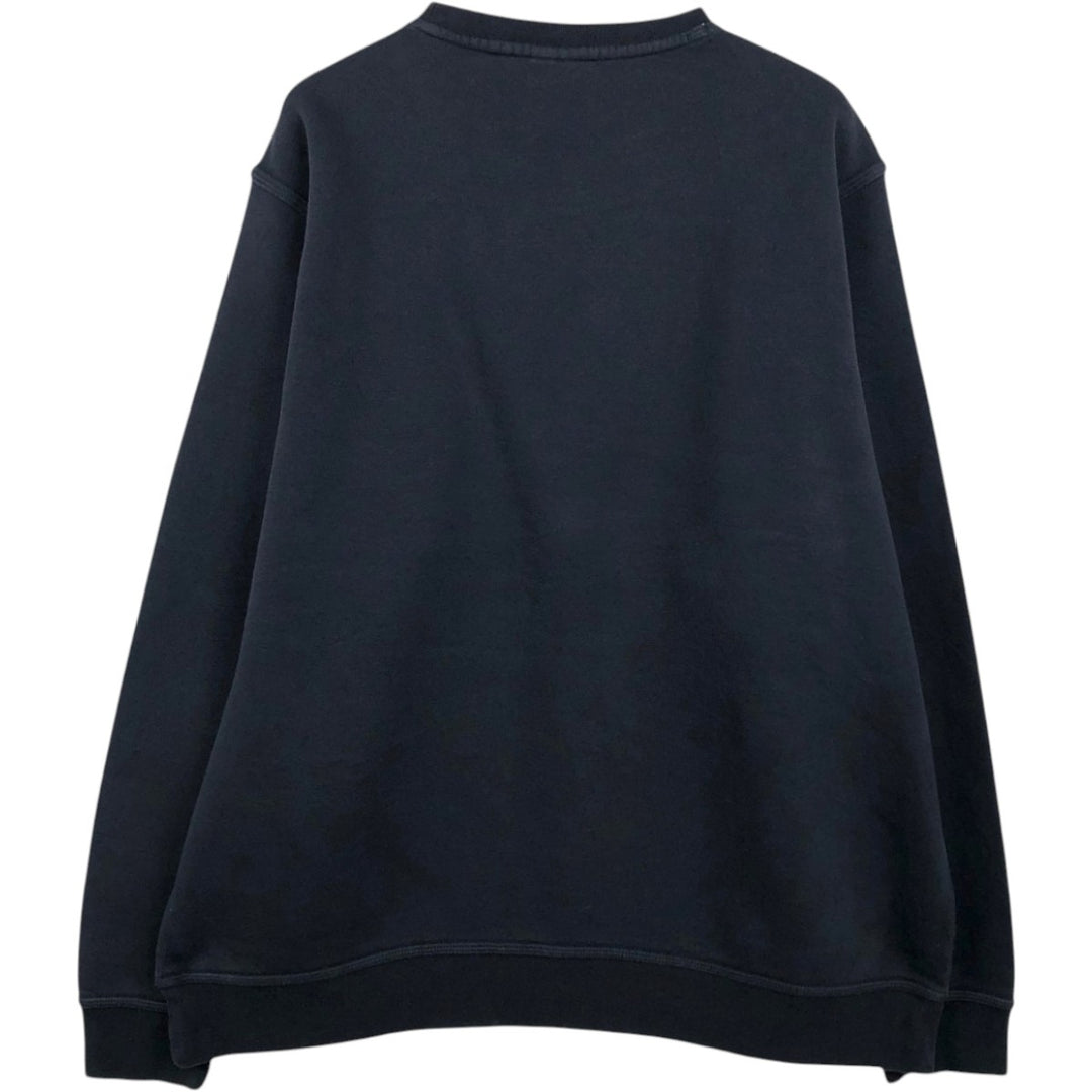 Nike One Point Logo Sweatshirt, Trainer, Men's XXL cotton black type Vintage Second Hand