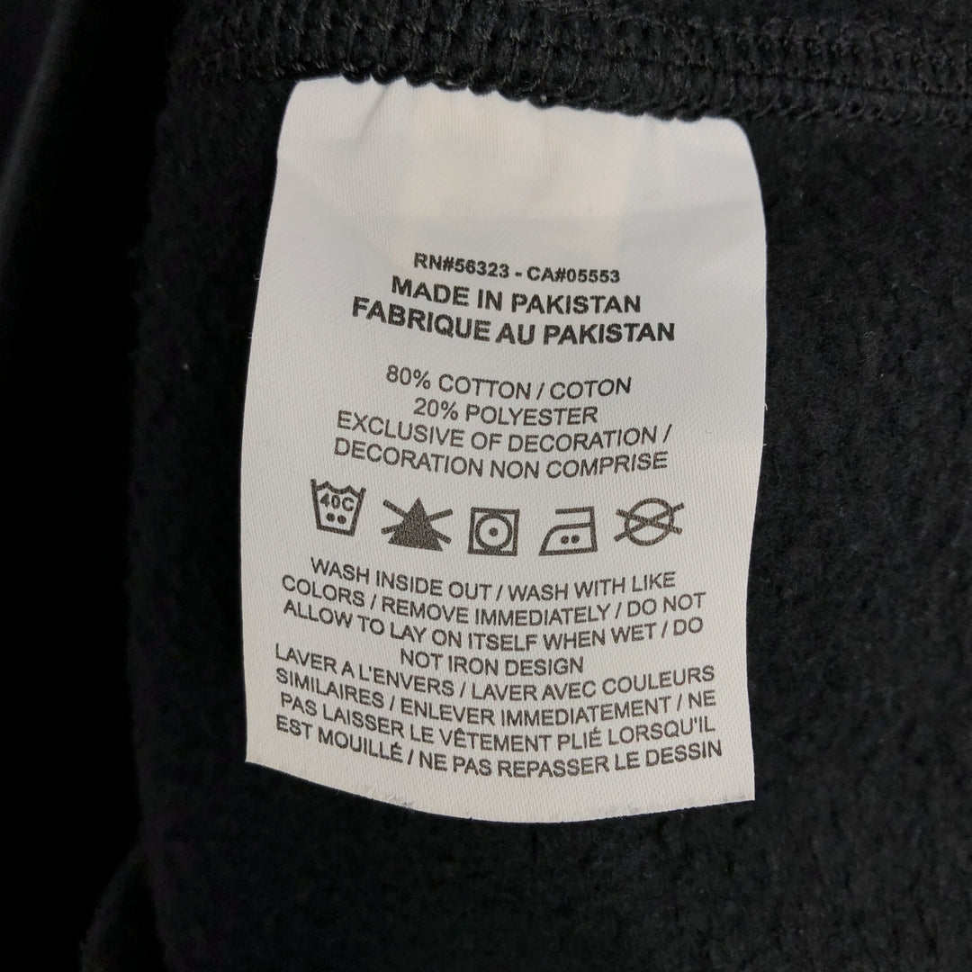 Nike One Point Logo Sweatshirt, Trainer, Men's XXL cotton black type Vintage Second Hand