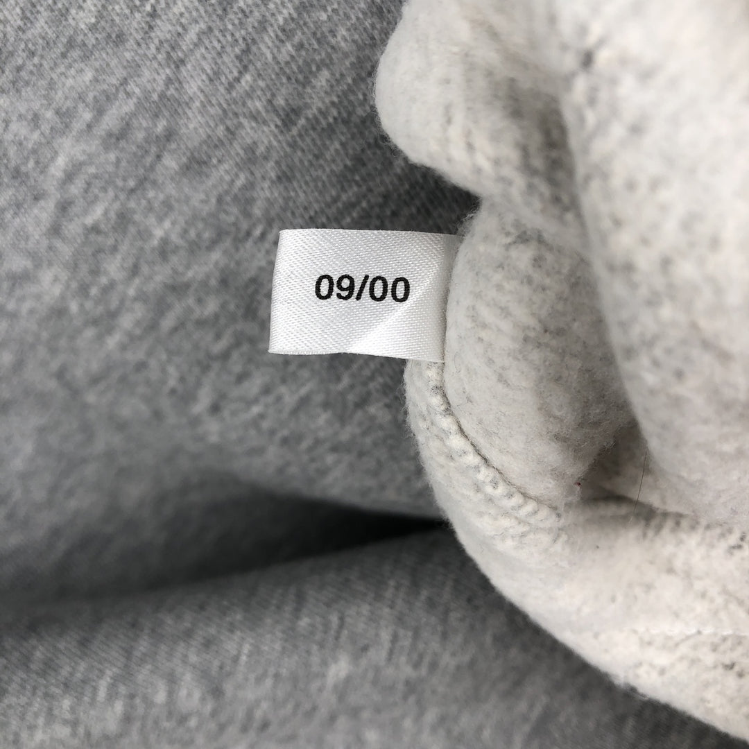 90'S Adidas one-point logo sweatshirt, men's size M equivalent, vintage. cotton gray type Vintage Second Hand
