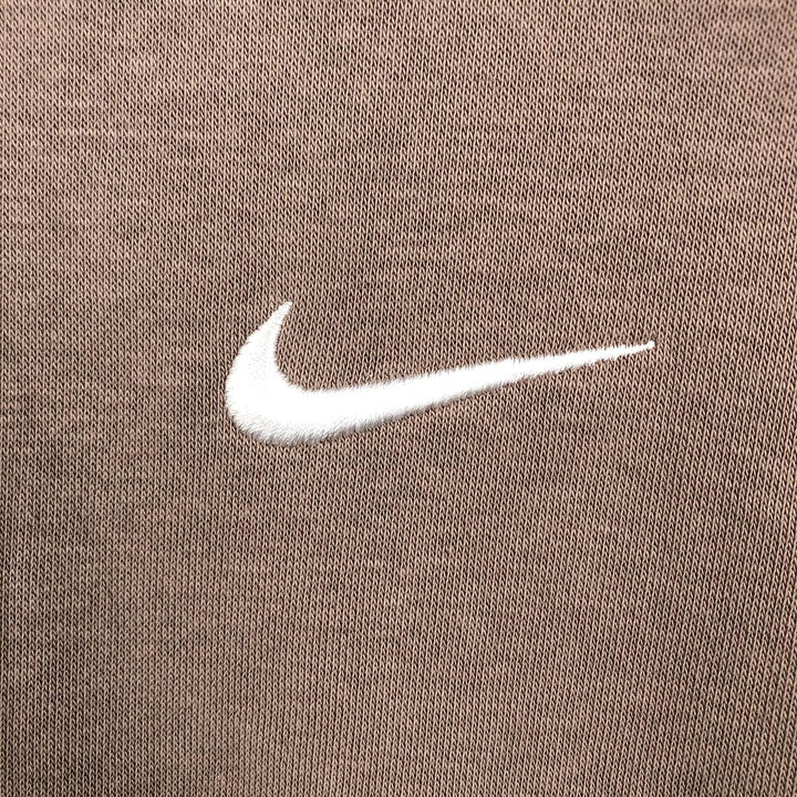 Nike Center Logo Sweatshirt (Men's Size M) cotton brown type Vintage Second Hand