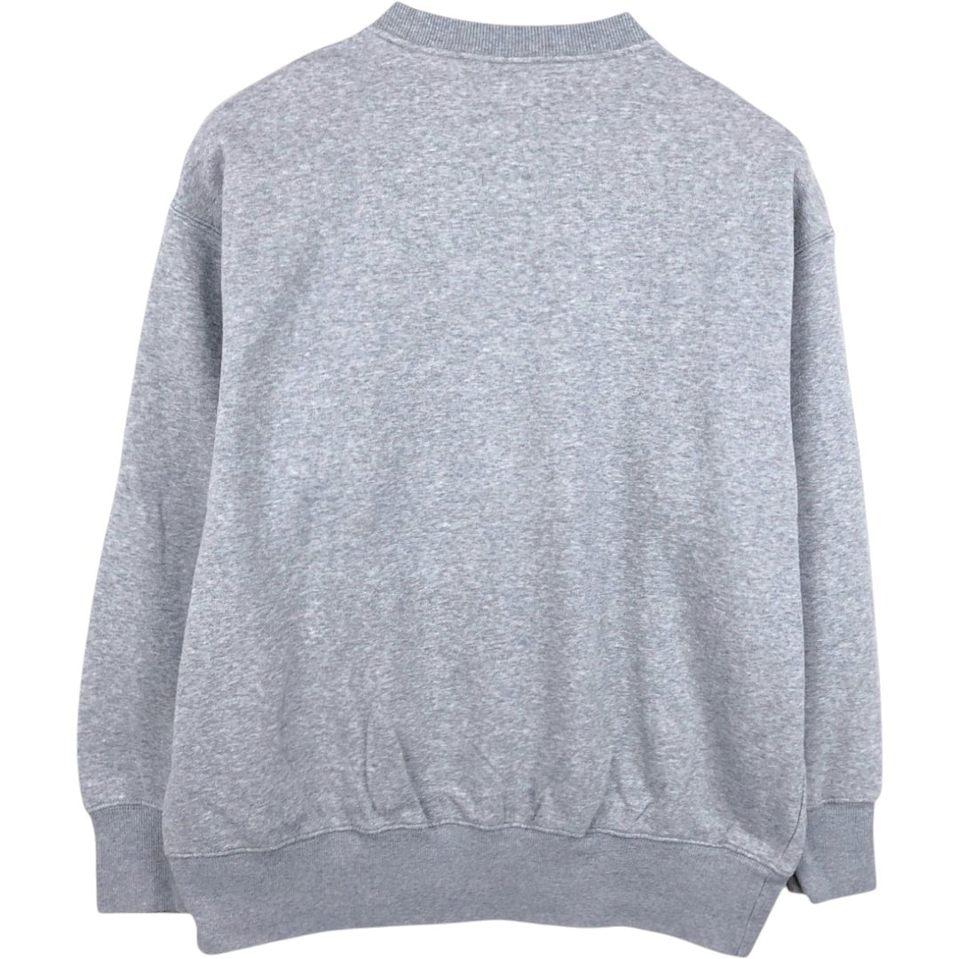 Nike Center Logo Sweatshirt (Men's Size M) cotton gray type Vintage Second Hand