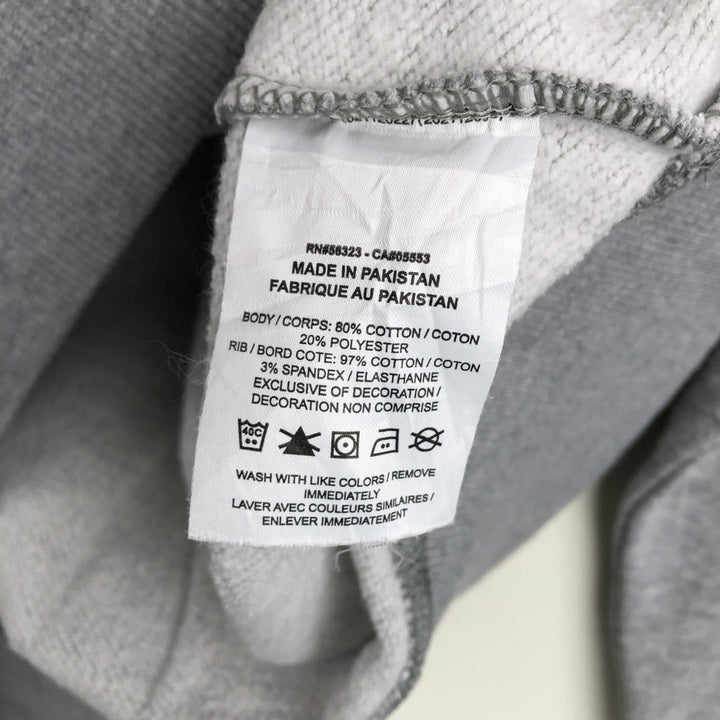 Nike Center Logo Sweatshirt (Men's Size M) cotton gray type Vintage Second Hand