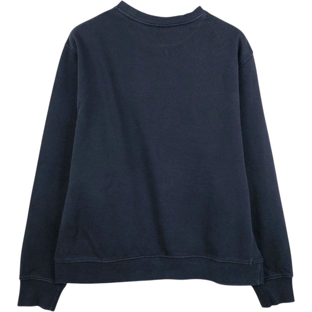 Nike logo sweatshirt, men's size L (approx.), long sleeves. cotton black type Vintage Second Hand