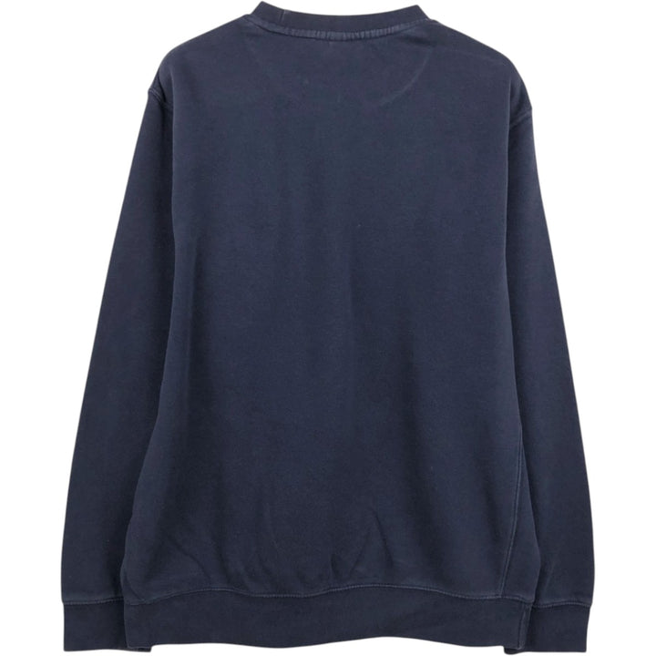 Nike One Point Logo Sweatshirt, Trainer, Men's Size L cotton navy blue type Vintage Second Hand